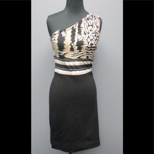 🆕 BCBG Maxazria One Shoulder  Dress NWOT